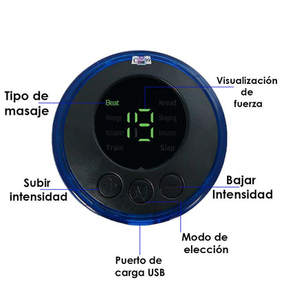 CerviFlex™ | MINI MASAJEADOR CERVICAL ELÉCTRICO RECARGABLE USB + CONTROL EXTRA